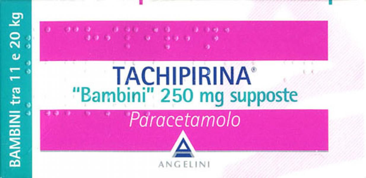 Al momento stai visualizzando Come usare Tachipirina supposte 250